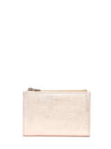 Coin Purse Leather Etrier Pink etincelle irisee EETI619