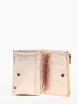 Portefeuille Leder Etincelle Irise Etrier Roze etincelle irisee EETI619-vue-porte
