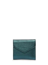 Card Holder Leather Etrier Blue etincelle irisee EETI113