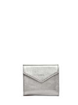 Card Holder Leather Etrier Silver etincelle irisee EETI113