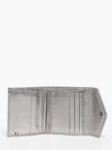 Card Holder Leather Etrier Silver etincelle irisee EETI113-vue-porte