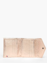 Card Holder Leather Etrier Pink etincelle irisee EETI113-vue-porte
