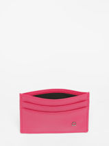 Card Holder Leather Etrier Pink madras EMAD011-vue-porte