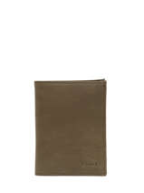 Portefeuille Porte-monnaie Cuir Etrier Vert oil EOIL247