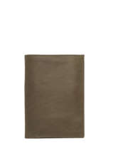 Leather Wallet Oil Etrier Green oil EOIL528