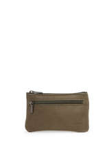 Coin Purse Leather Etrier Green oil EOIL612