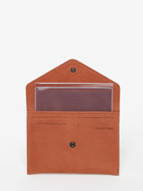 Leather Passport Holder Oil Etrier Brown oil EOIL054-vue-porte