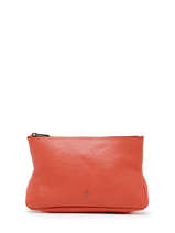 Pouch Leather Etrier Orange madras EMAD853
