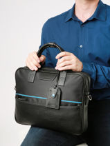 1 Compartment Business Bag Etrier Black sport ESPO8251-vue-porte