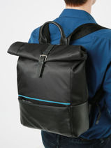 1 Compartment  Backpack Etrier Black sport ESPO8102-vue-porte