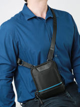 Crossbody Bag Etrier Black sport ESPO728S-vue-porte