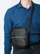Crossbody Bag Etrier Black sport ESPO729S-vue-porte