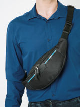 Crossbody Bag Etrier Black sport ESPO735M-vue-porte