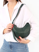 Cross Body Tas S Sosoomao Leder Etrier Groen sosoomao ECSO057S-vue-porte