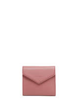Card Holder Leather Etrier Pink paris EPAR113
