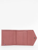 Card Holder Leather Etrier Pink paris EPAR113-vue-porte