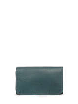 Porte-monnaie Cuir Etrier Bleu paris EPAR650