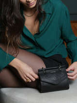 Crossbody Bag Tonnerre Leather Etrier Black tonnerre ETON001S