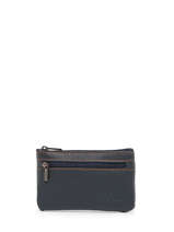 Porte-monnaie Cuir Etrier Bleu paris EPAR612