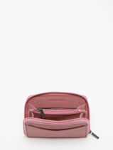 Compact Leather Paris Wallet Etrier Pink paris EPAR900-vue-porte