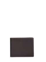 Leather Wallet Oil Etrier Brown oil EOIL121