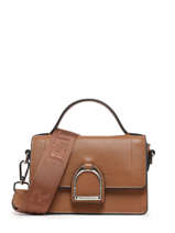 Cross Body Tas Altesse Leder Etrier Bruin altesse EALT048X