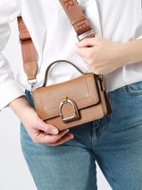 Cross Body Tas Xs Altesse Leder Etrier Beige altesse EALT048X-vue-porte