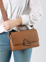 Cross Body Tas Altesse Leder Etrier Bruin altesse EALT048M-vue-porte