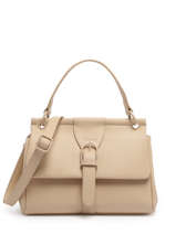 Crossbody Bag Oxer Leather Etrier Beige oxer EOXE001M