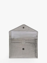 Leather Wallet Etincelle Etrier Silver etincelle irisee EETI054-vue-porte