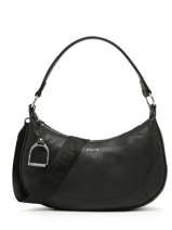 Medium Leather Altesse Shoulder Bag Etrier Black altesse EALT017M