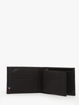 Leather Wallet Oil Etrier Black oil EOIL438-vue-porte