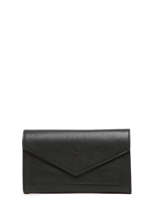 Leather Madras Wallet Etrier Black madras EMAD701
