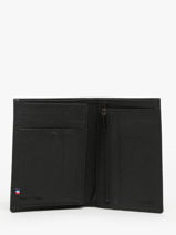 Wallet/ Purse Leather Etrier Black madras EMAD271-vue-porte