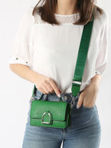 Xs Crossbody Bag Altesse Leather Etrier Green altesse EALT048X-vue-porte