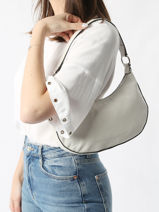 Medium Leather Altesse Shoulder Bag Etrier White altesse EALT017M-vue-porte