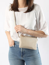 Cross Body Tas Tradition Cuir Etrier Beige tradition ETRA0141-vue-porte
