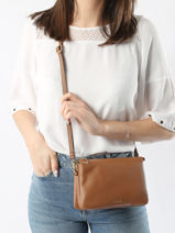 Cross Body Tas Tradition Leder Etrier Beige tradition ETRA0143-vue-porte