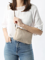 Leather Tradition Crossbody Bag Etrier Beige tradition ETRA0143-vue-porte