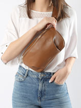 Sac Banane L Tradition Cuir Etrier Beige tradition ETRA022L-vue-porte