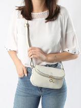Small Leather Tradition Crossbody Bag Etrier White tradition ETRA059S-vue-porte