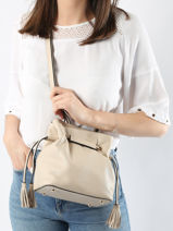 Bucket Bag S Tradition Leder Etrier Beige tradition ETRA004S-vue-porte