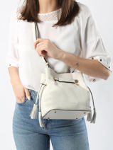 Bucket Bag S Tradition Leder Etrier Wit tradition ETRA004S-vue-porte