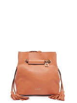 Small Leather Tradition Bucket Bag Etrier Orange tradition ETRA004S