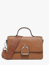 Small Leather Altesse Crossbody Bag Etrier Brown altesse EALT048S