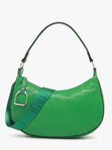 Medium Leather Altesse Shoulder Bag Etrier Green altesse EALT017M