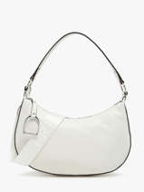 Medium Leather Altesse Shoulder Bag Etrier White altesse EALT017M
