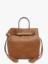 Medium Leather Tradition Bucket Bag Etrier Brown tradition ETRA004M