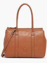 Medium Leather Balade Shoulder Bag Etrier Brown balade EBAL044M