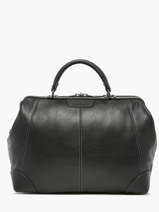 Sac Docteur Foulonn� Cuir Etrier Noir foulonne EFOU816M